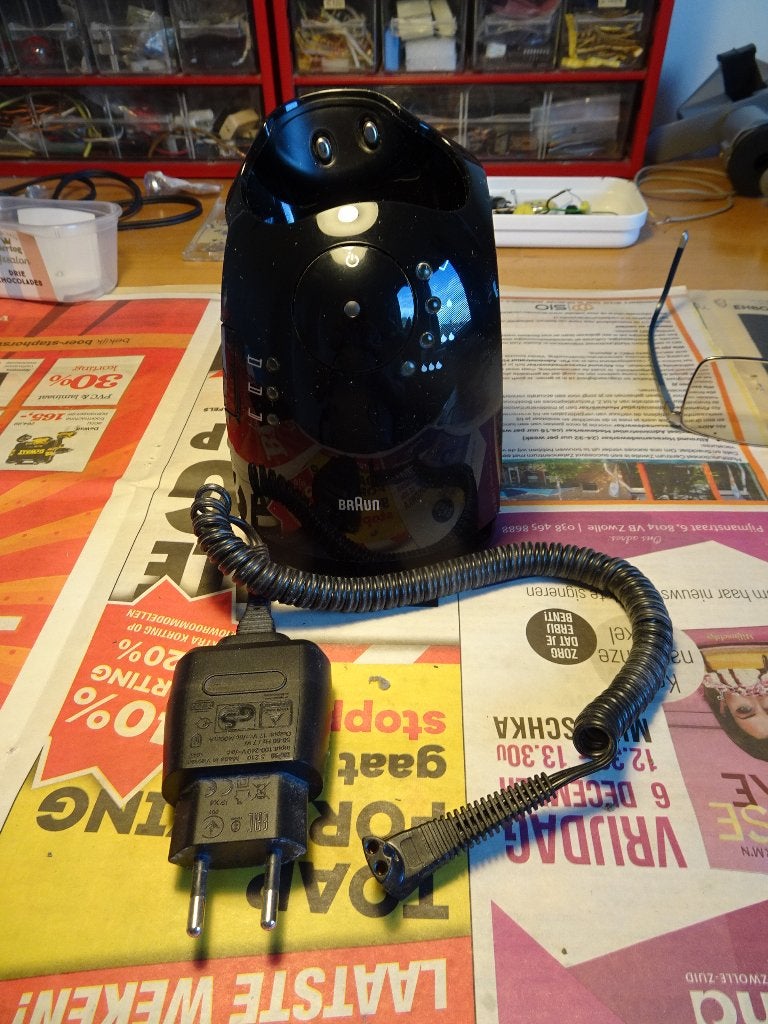 Braun Series 7 Reinigingsstation incl. adapter, Witgoed en Apparatuur, Ophalen of Verzenden, Gebruikt, Scheren en Epileren
