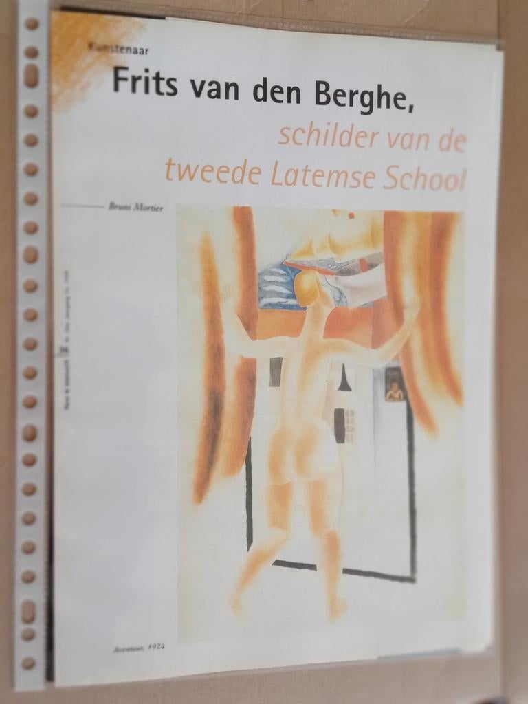 Frits van den Berghe artikel, Ophalen of Verzenden, 1980 tot heden, Tijdschrift