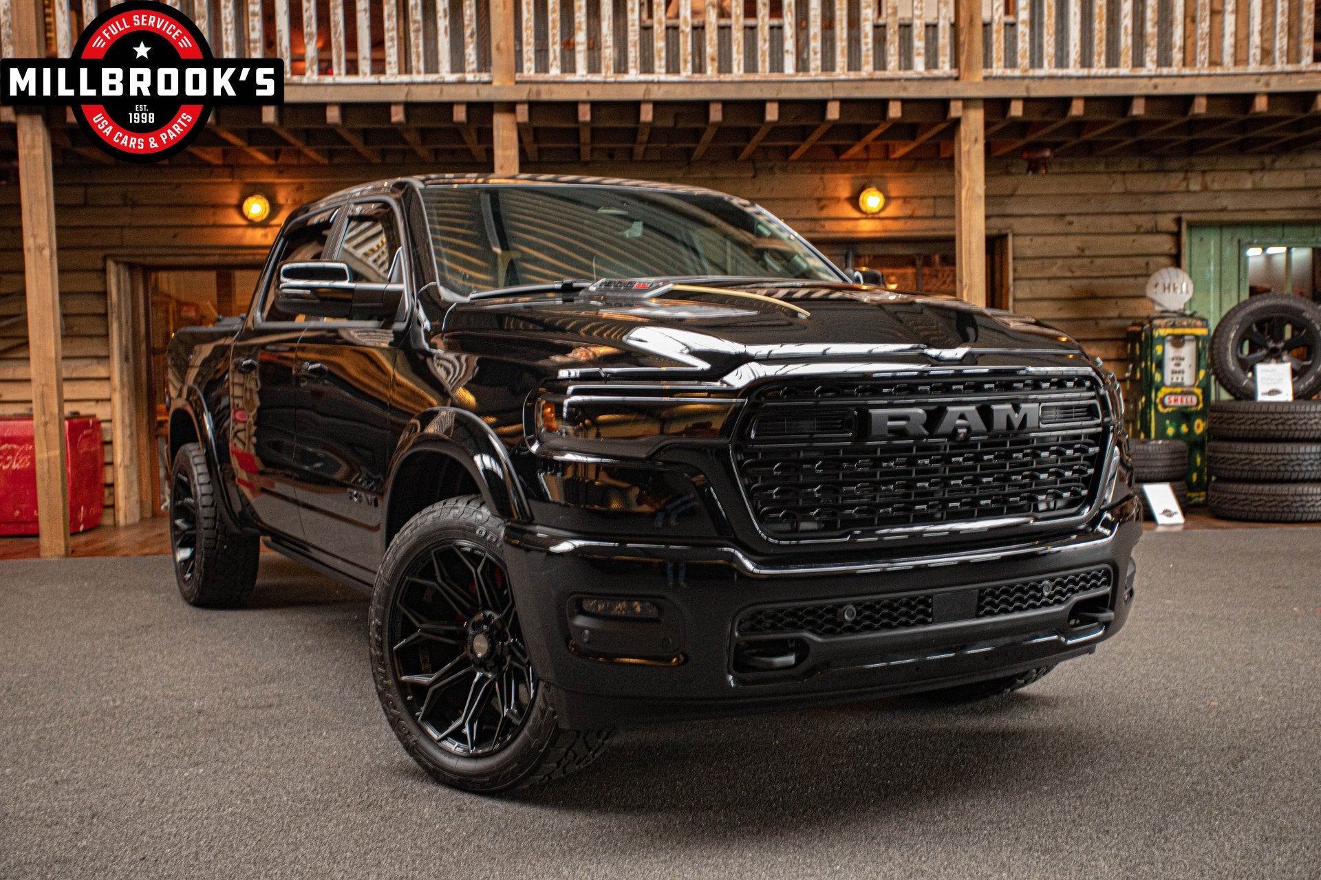 Dodge Ram 1500 limited H/O 540PK Widebody, Luchtvering, Mass, Automaat, 2993 cc, Zwart, Bedrijf
