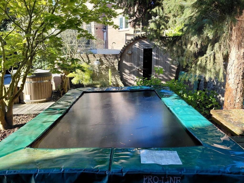 Avyna Proline Trampoline 225x305, Kinderen en Baby's, Speelgoed | Buiten | Trampolines, Ophalen, Gebruikt