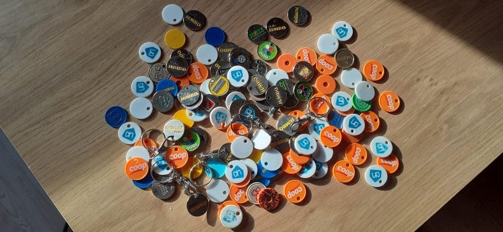 Winkelwagenmuntjes, Verzamelen, Ophalen of Verzenden