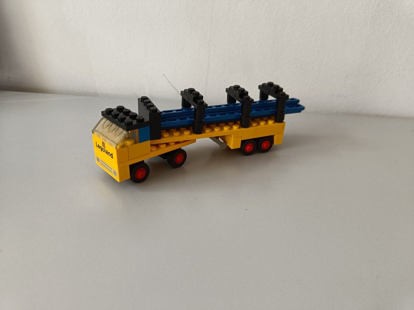 Lego Legoland 647: Vrachtwagen met rails, uit 1974, Gebruikt, Lego, Ophalen of Verzenden, LEGOLAND