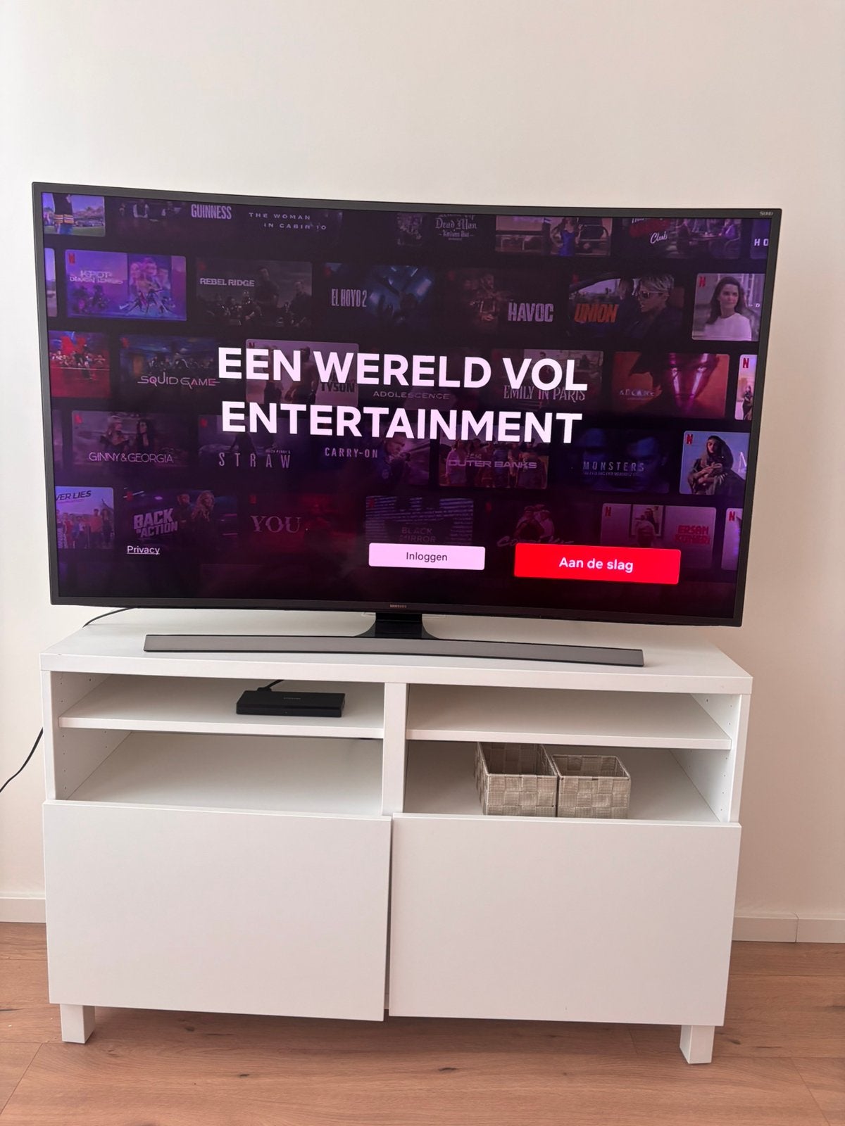 Samsung SUHD, Audio, Tv en Foto, Televisies, Ophalen, OLED, Zo goed als nieuw, 100 Hz