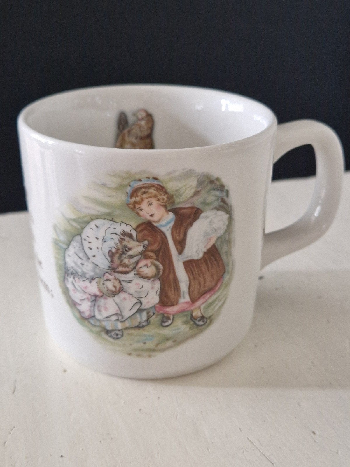 Vintage wedgwood mok Beatrix Potter, Antiek en Kunst, Ophalen of Verzenden
