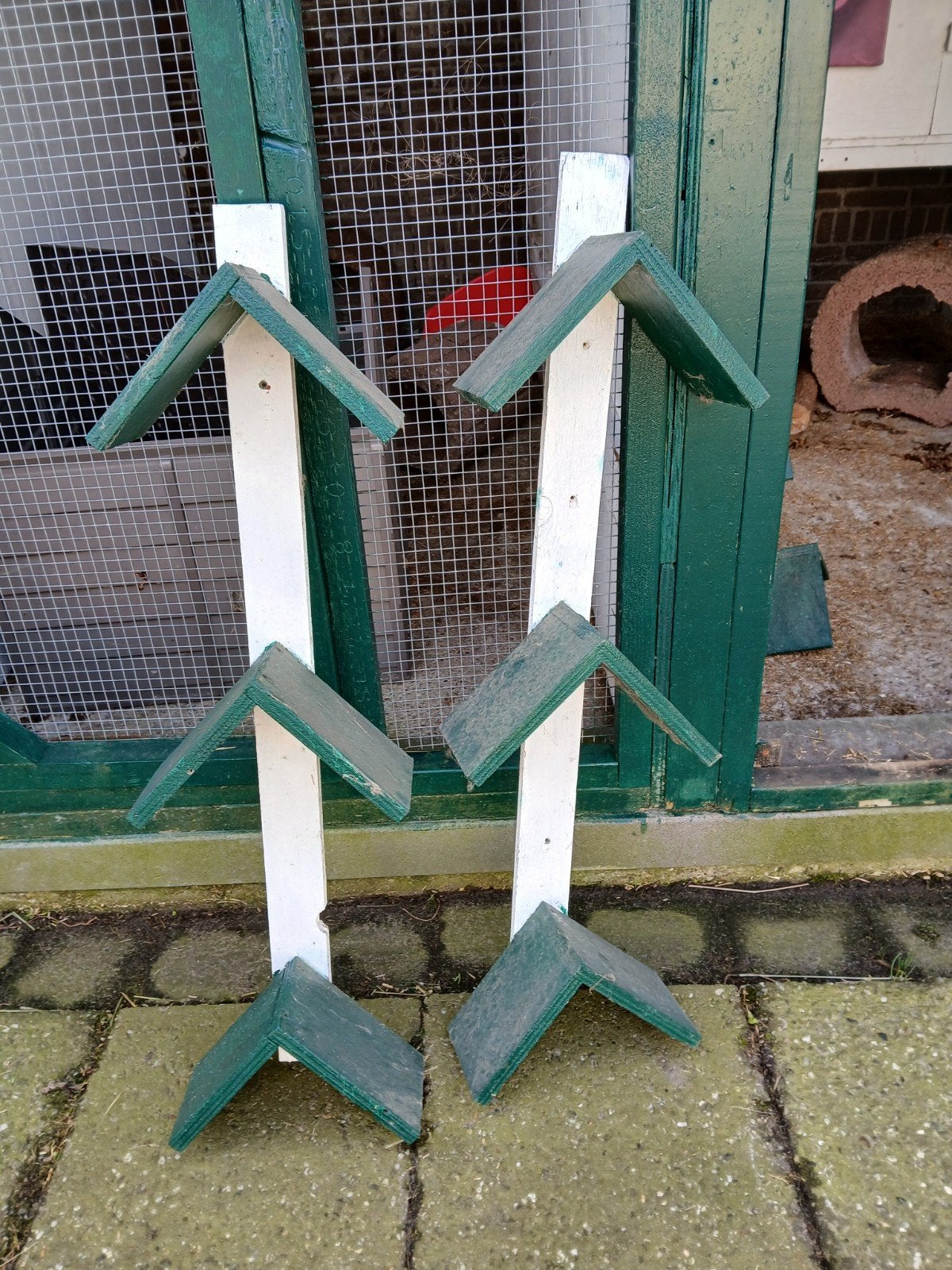 Voir de duiven, Ophalen, Kooi-accessoires