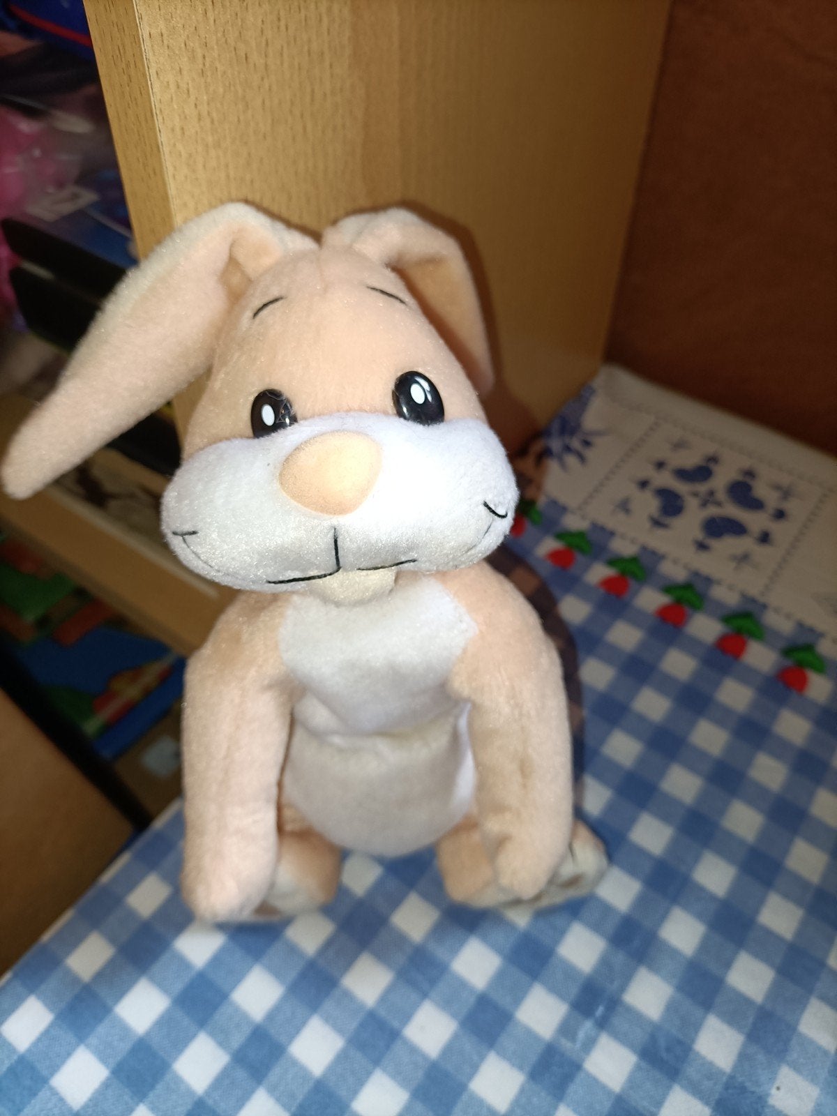 Nutricia konijn knuffel 20 cm groot, Ophalen of Verzenden, Zo goed als nieuw, Konijn