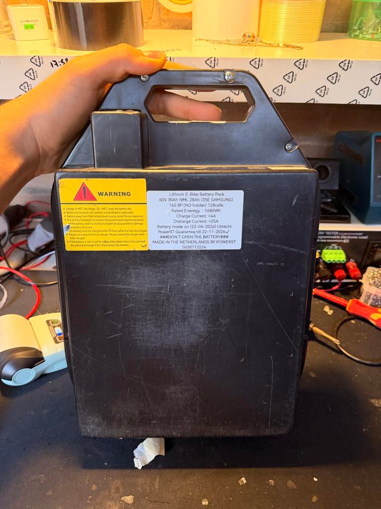 60V 30AH Scooter Accu - Samsung 35e Cellen - Krachtig!, Ophalen of Verzenden, Gebruikt