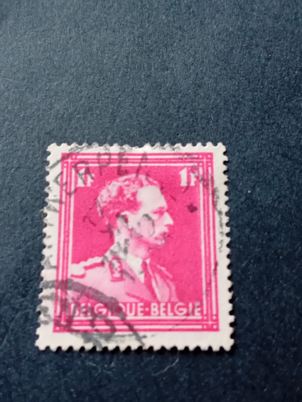 Gestempelde Belgische postzegel Koning Leopold III, Ophalen of Verzenden