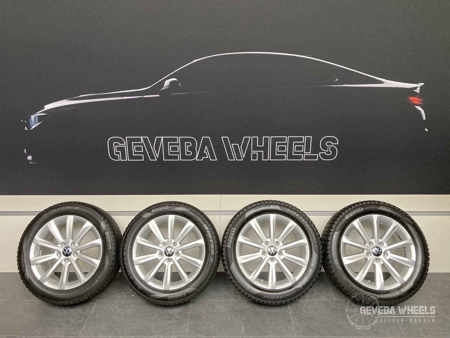 17” originele Volkswagen Passat B7 B8 B9 velgen winterbanden, Auto-onderdelen, -, -, Banden en Velgen, 17 inch