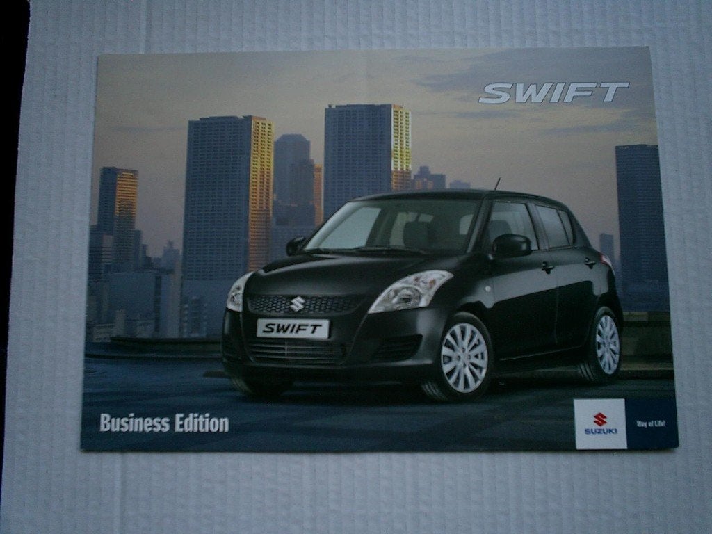 Suzuki Swift Business Edition 6 / 2013 4 pag., Ophalen of Verzenden, Zo goed als nieuw, Overige merken