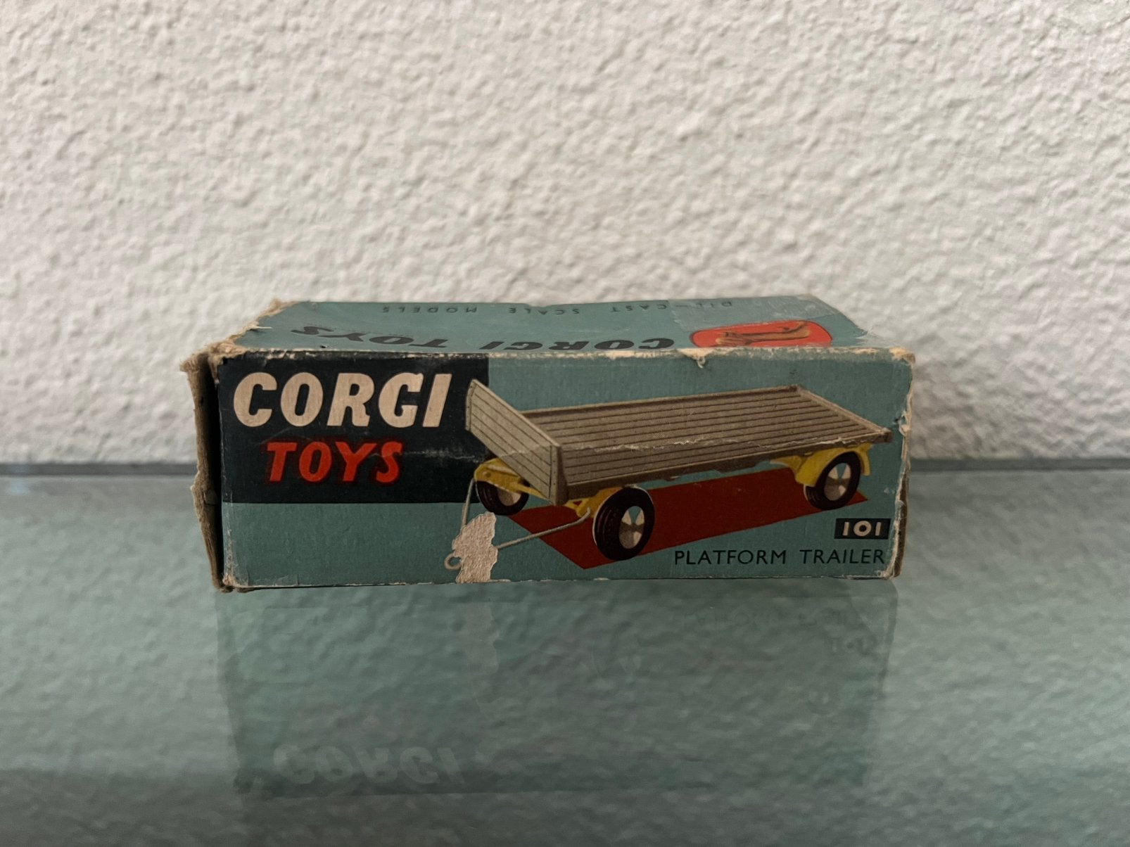 Corgi platform trailer 101, Ophalen of Verzenden, Zo goed als nieuw, Overige typen, Corgi
