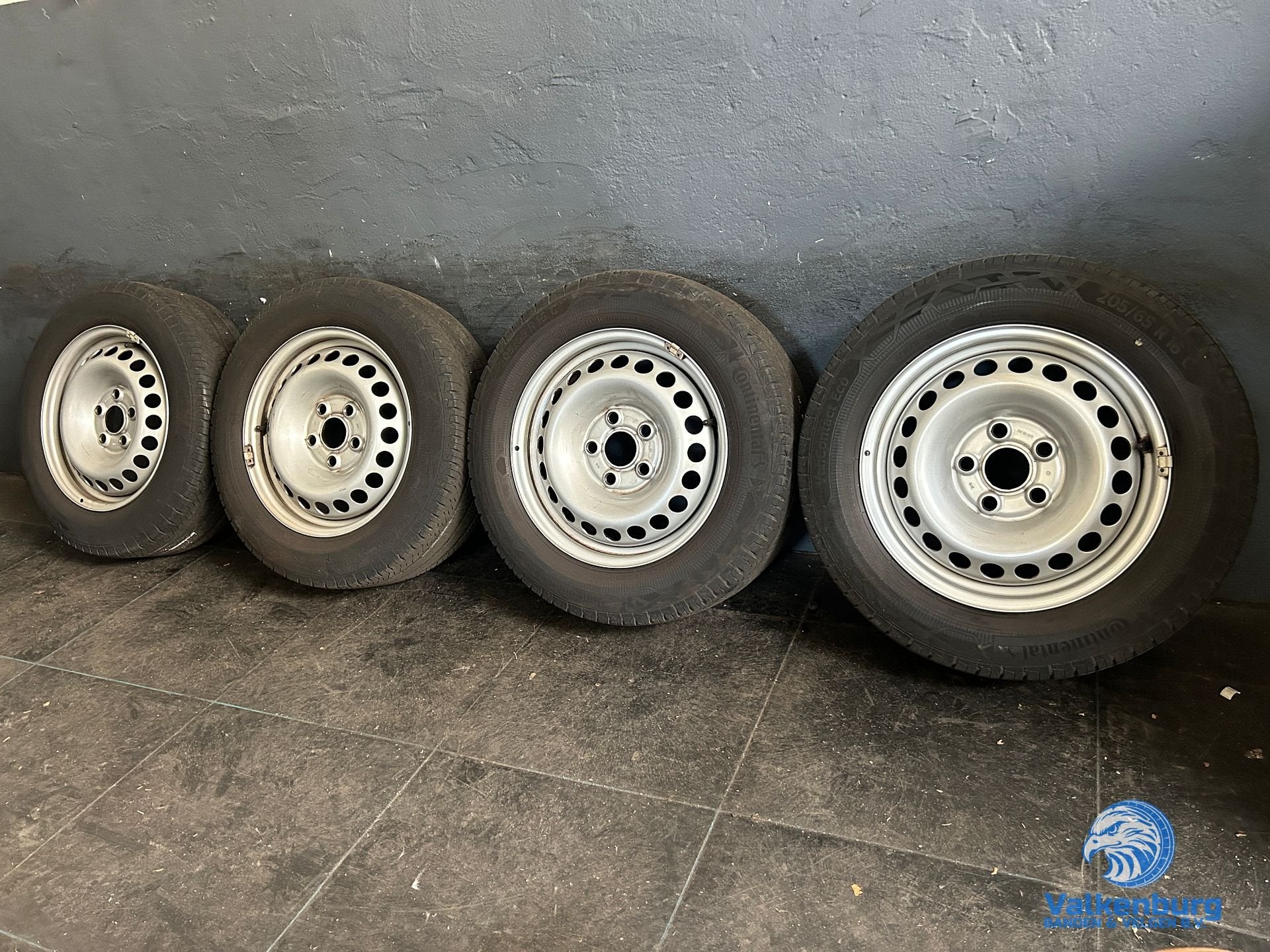 7-8mm! Originele VW Transporter T5 GP T6 T6.1 16 inch stalen, -, Banden en Velgen, -, Zomerbanden