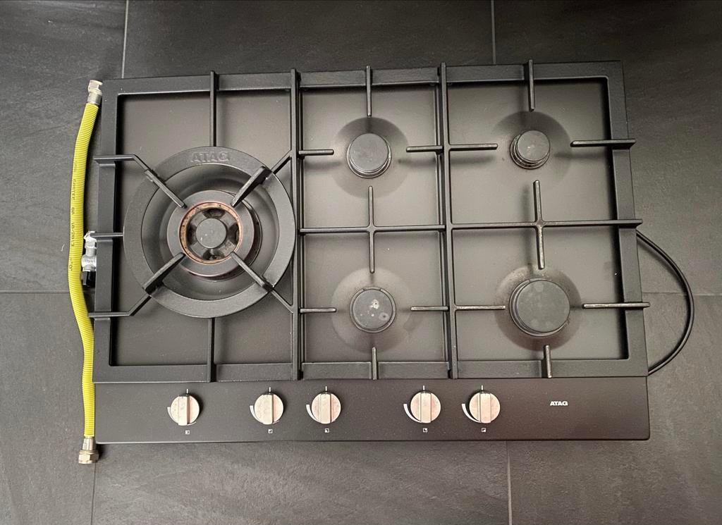ATAG Inbouw Gasfornuis met 5 Kookzones 52-75 cm, Witgoed en Apparatuur, Fornuizen, Ophalen, Gebruikt, 60 cm of meer, Inbouw