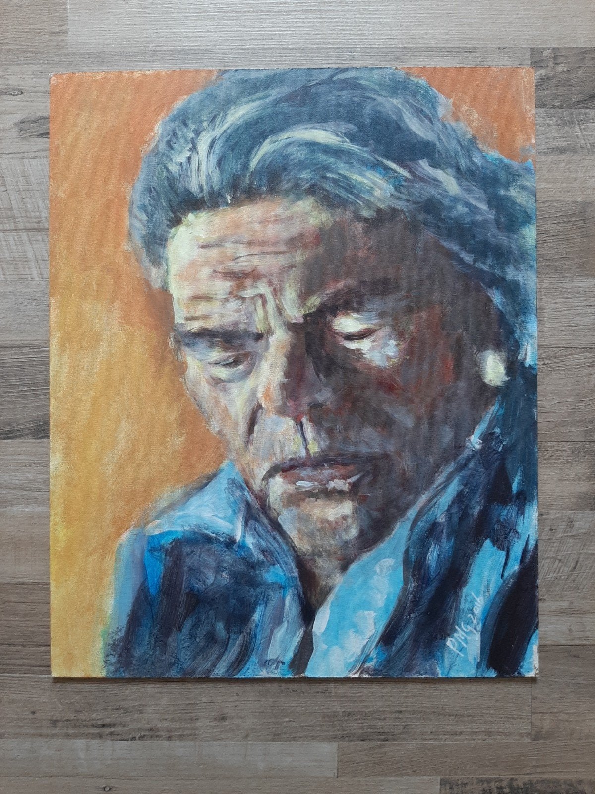 Schilderij portret man, Ophalen of Verzenden