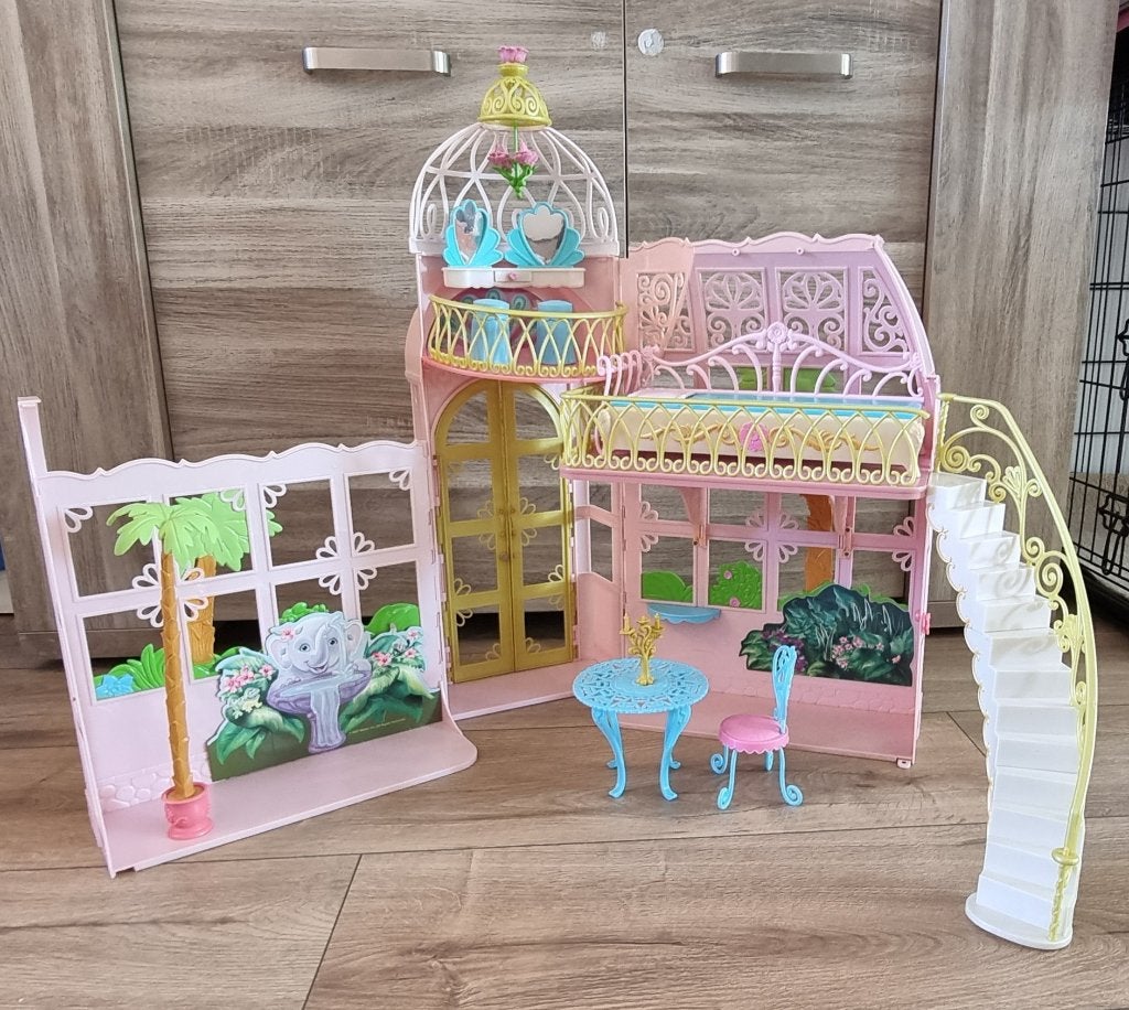 Barbie island princess chateau, Kinderen en Baby's, Speelgoed | Poppen, Ophalen, Gebruikt, Barbie