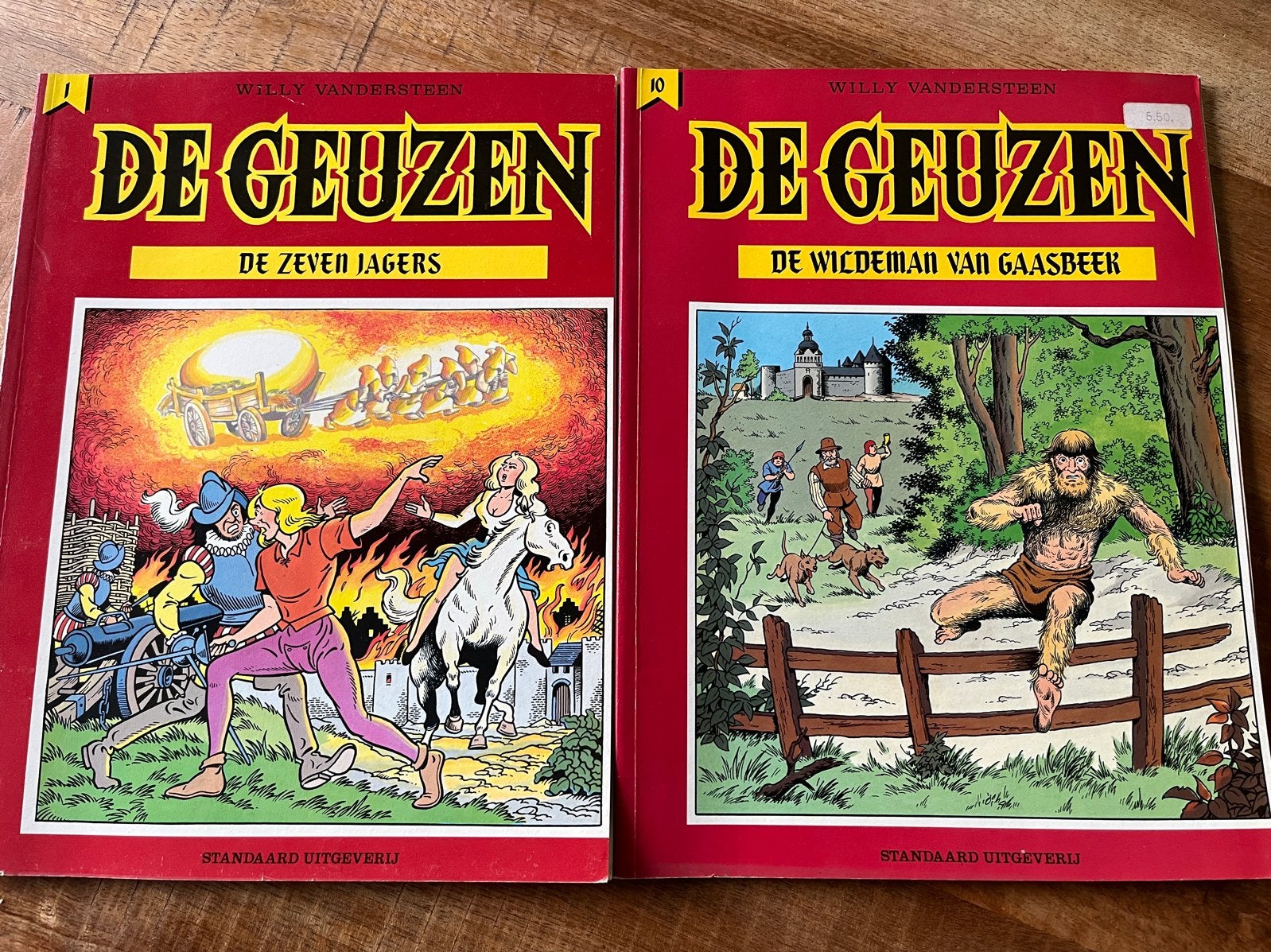 De Geuzen: De Zeven Jagers & De Wildeman van Gaasbeer, Boeken, Meerdere stripboeken, Ophalen of Verzenden, Gelezen