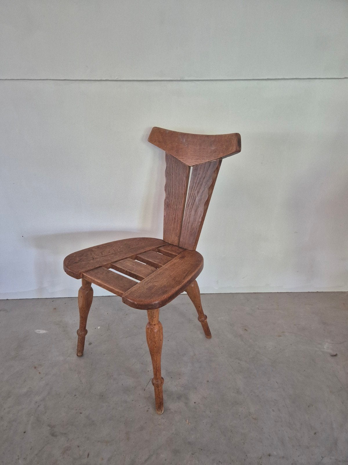Belgische vintage brutalist stoel design., Ophalen of Verzenden