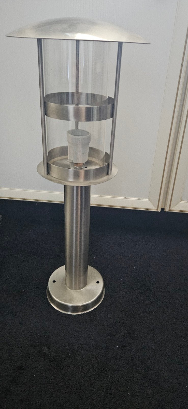 RVS Buitenlamp - Staande lamp voor tuin of terras, Tuin en Terras, Ophalen, Gebruikt, Minder dan 50 watt, Staande lamp
