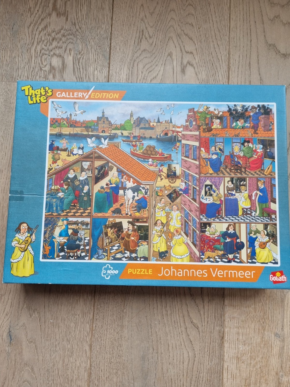 That's Life Gallery Edition Johannes Vermeer 1000 stukjes, Ophalen of Verzenden, 500 t/m 1500 stukjes, Gebruikt, Legpuzzel