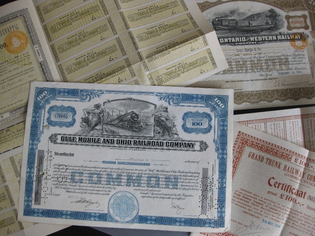 oude aandelen, Postzegels en Munten, Aandelen en Waardepapieren, Ophalen, Voor 1920, Aandeel