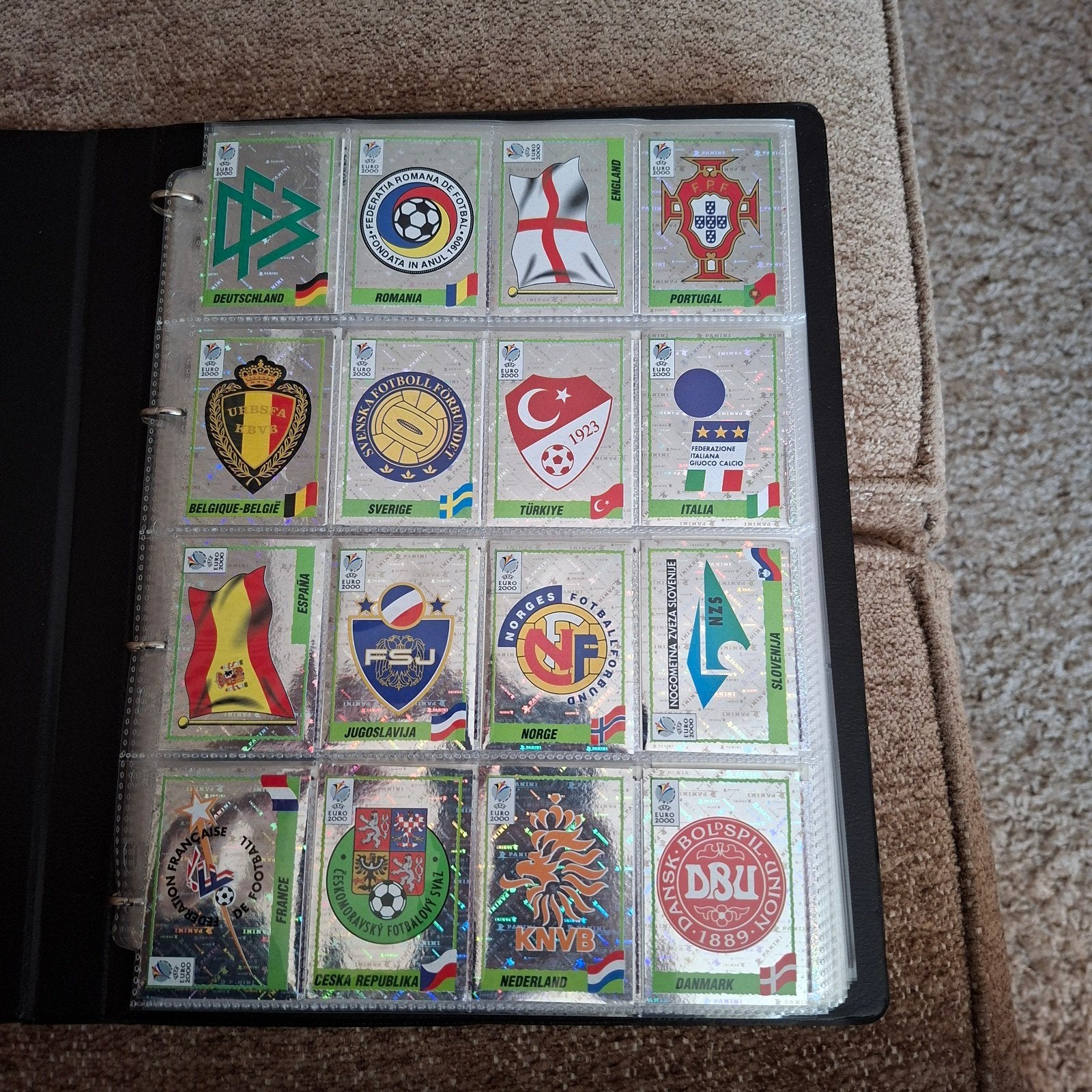 Panini emblemen collectie., Ophalen of Verzenden, Zo goed als nieuw, Meerdere stickers