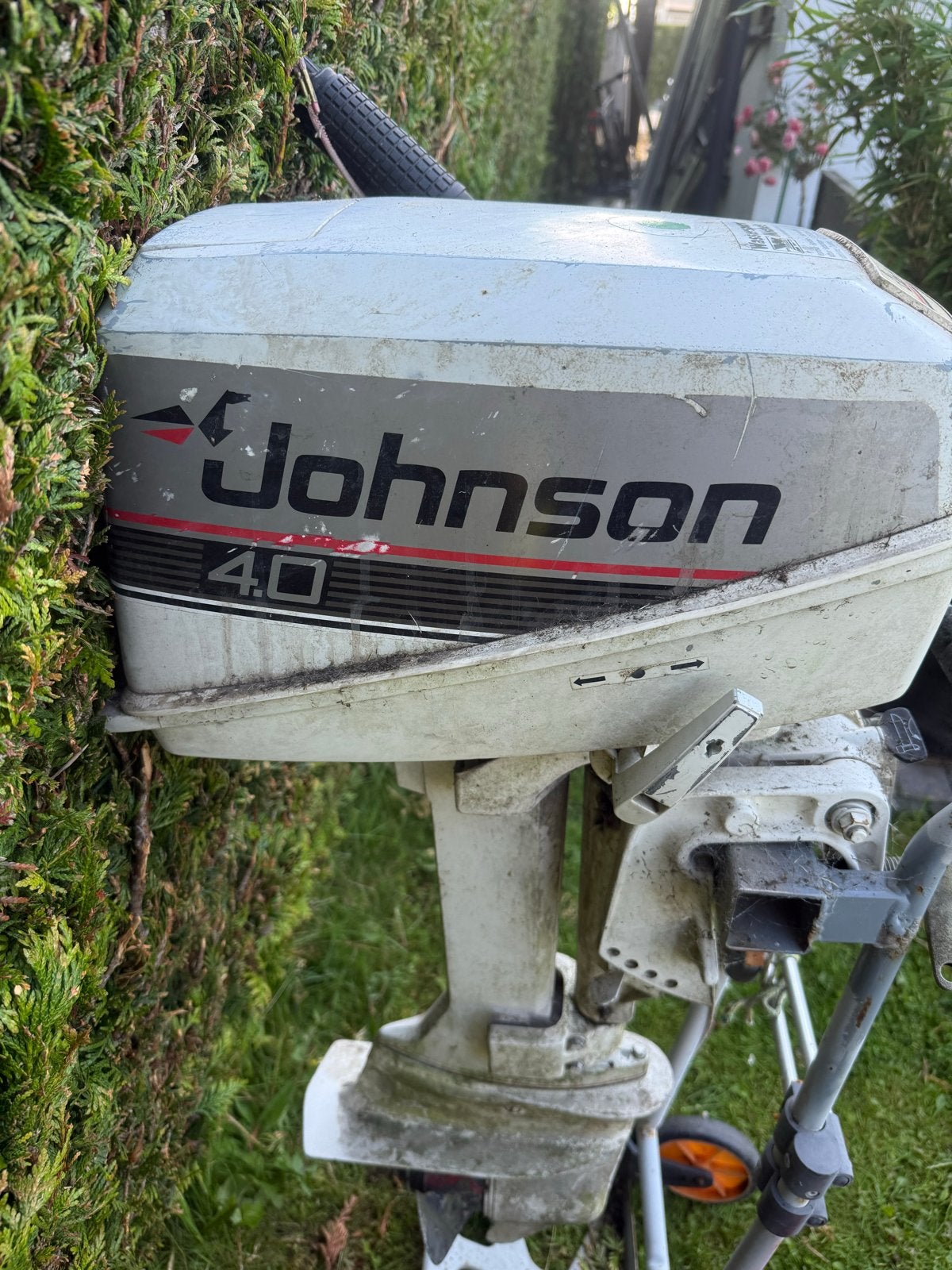 Johnson 4.0 buitenboordmotor, Watersport en Boten, Buiten- en Binnenboordmotoren, Gebruikt, Minder dan 5 pk, Ophalen of Verzenden