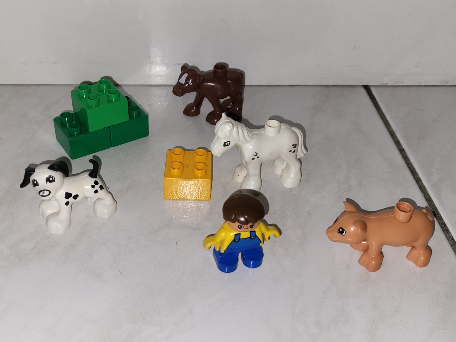 Duplo boerderij dieren met kindje, Kinderen en Baby's, Gebruikt, Ophalen of Verzenden, Duplo, Duplo