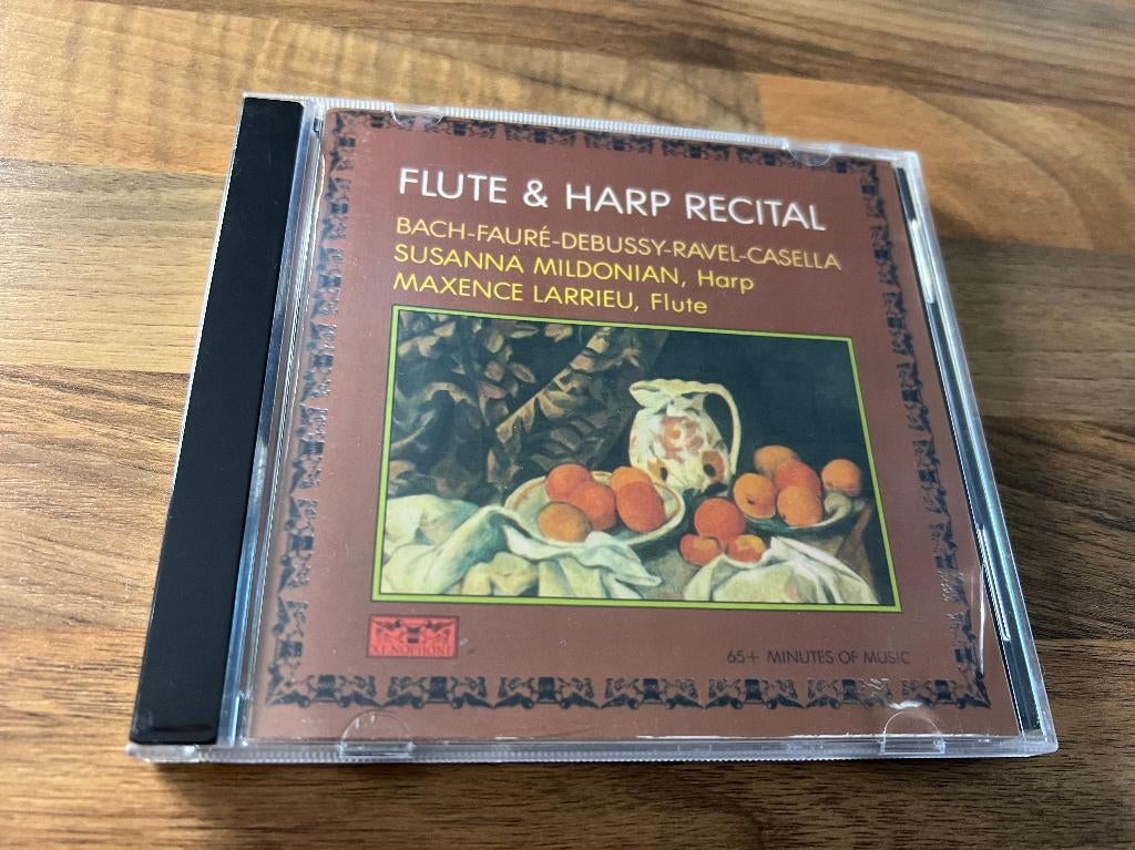 Flute & Harp recital - Mildonian/Larrieu ,Bach-Fauré-Debussy, Ophalen of Verzenden, Romantiek, Zo goed als nieuw, Kamermuziek
