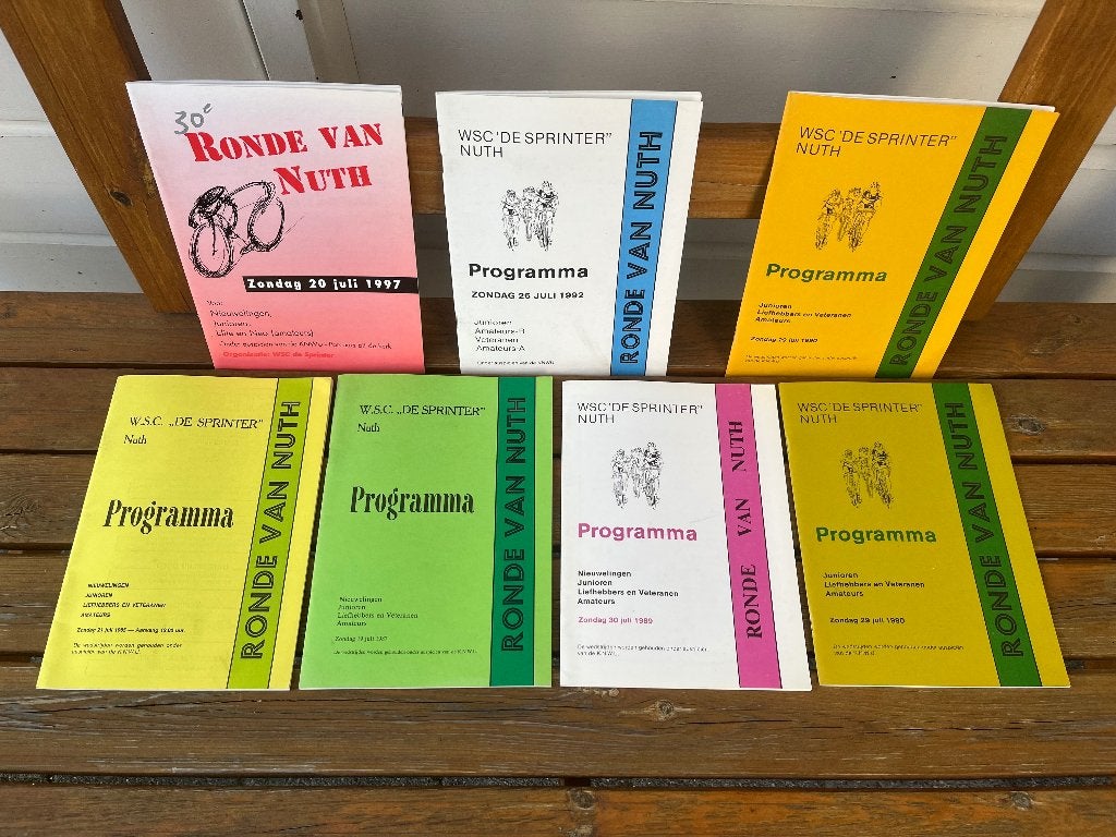Programma boeken ronde van Nuth | WSC de Sprinter wielrennen, Ophalen of Verzenden, Overige typen