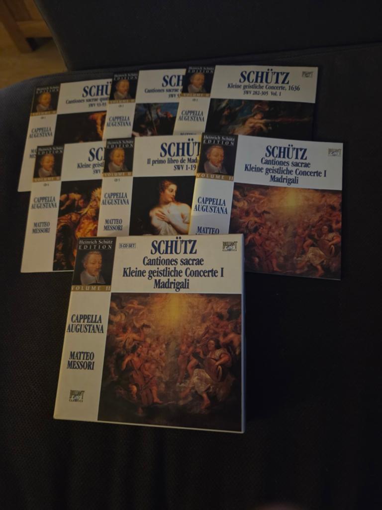 Schutz cd box 5 stuks, Ophalen of Verzenden, Zo goed als nieuw, Opera of Operette, Boxset
