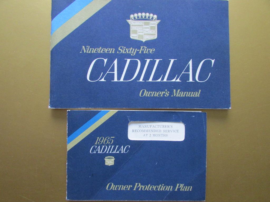 1965 Cadillac owner's manual, Engels, Ophalen of Verzenden