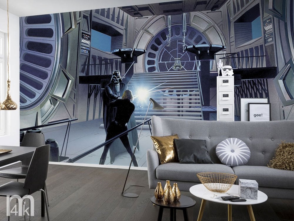 Star Wars Classic fotobehang RMQ Duell Throne Room, Ophalen of Verzenden, Nieuw