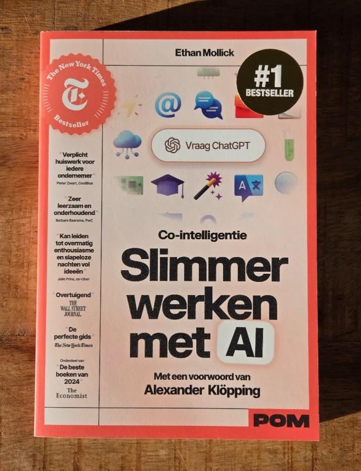 slimmer werken met AI, Ethan Mollick, Ophalen of Verzenden, Zo goed als nieuw, Economie en Marketing