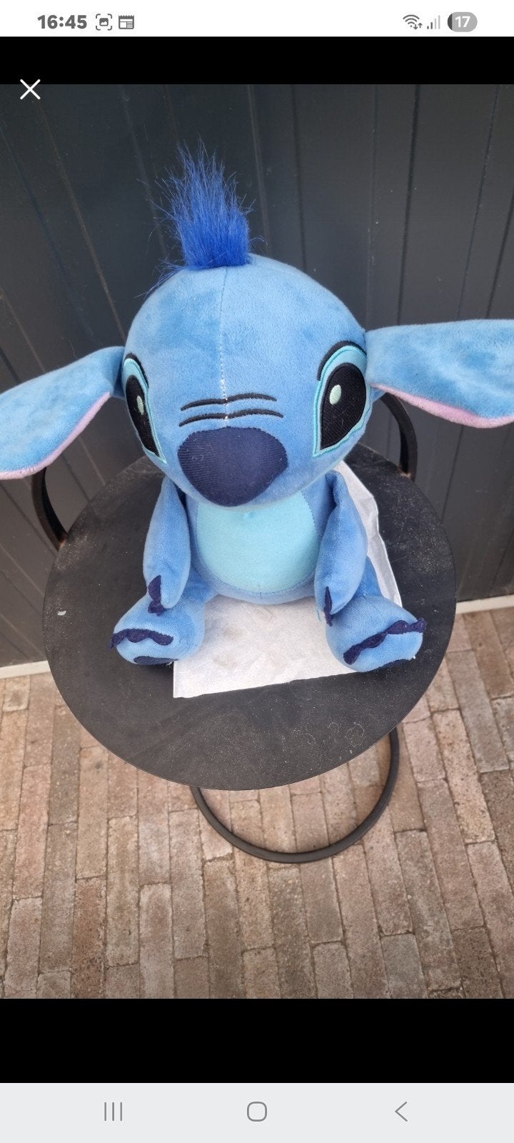 Leuke Stitch knuffel - Zo goed als nieuw, Ophalen, Disney, Disney, Overige typen