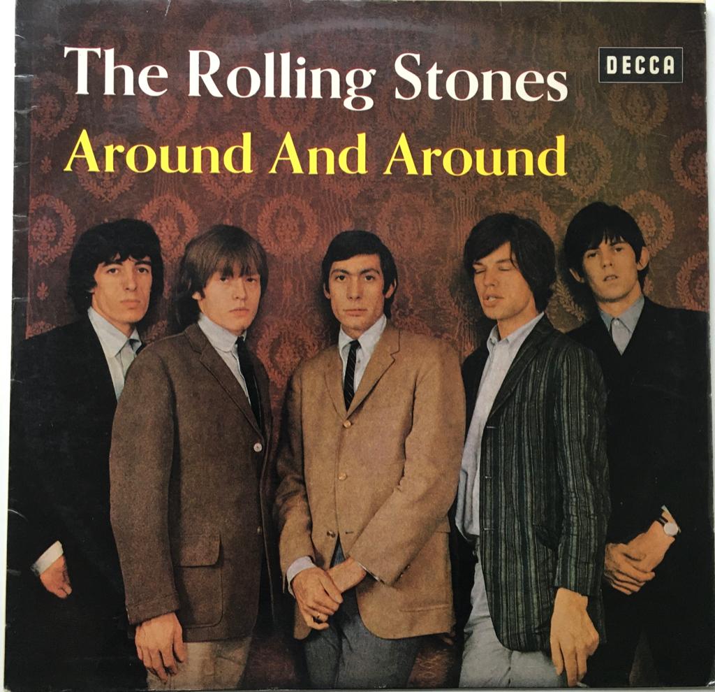 DLP3. rolling stones Around and Around Germ 64 €15, Gebruikt, Ophalen of Verzenden, Rock-'n-Roll, Inclusief binnenhoes