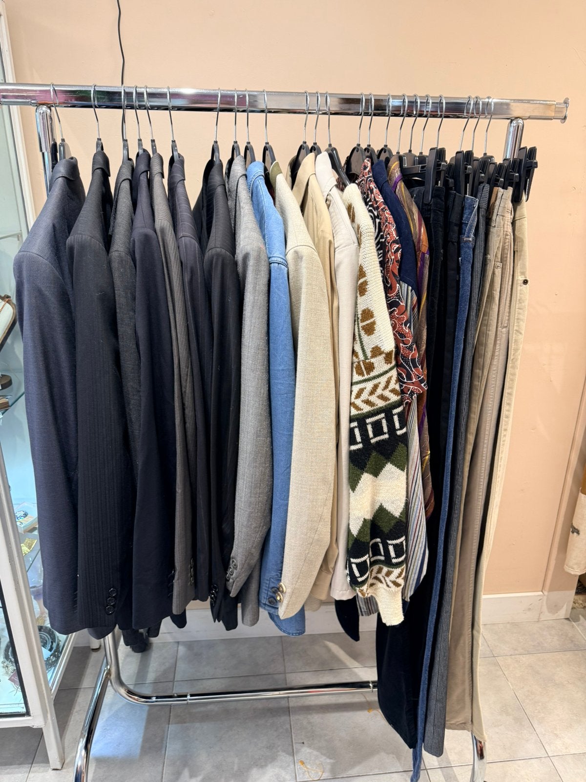 Reseller bundel partij vintage herenkleding grade A 23 stuks, Ophalen of Verzenden, Zo goed als nieuw, Info@vintageglitch.nl, Vintageglitch