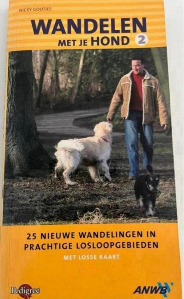 Wandelen met je hond 2 - 25 nieuwe loslooproutes ANWB, Boeken, Ophalen of Verzenden, Zo goed als nieuw, Fiets- of Wandelgids, ANWB