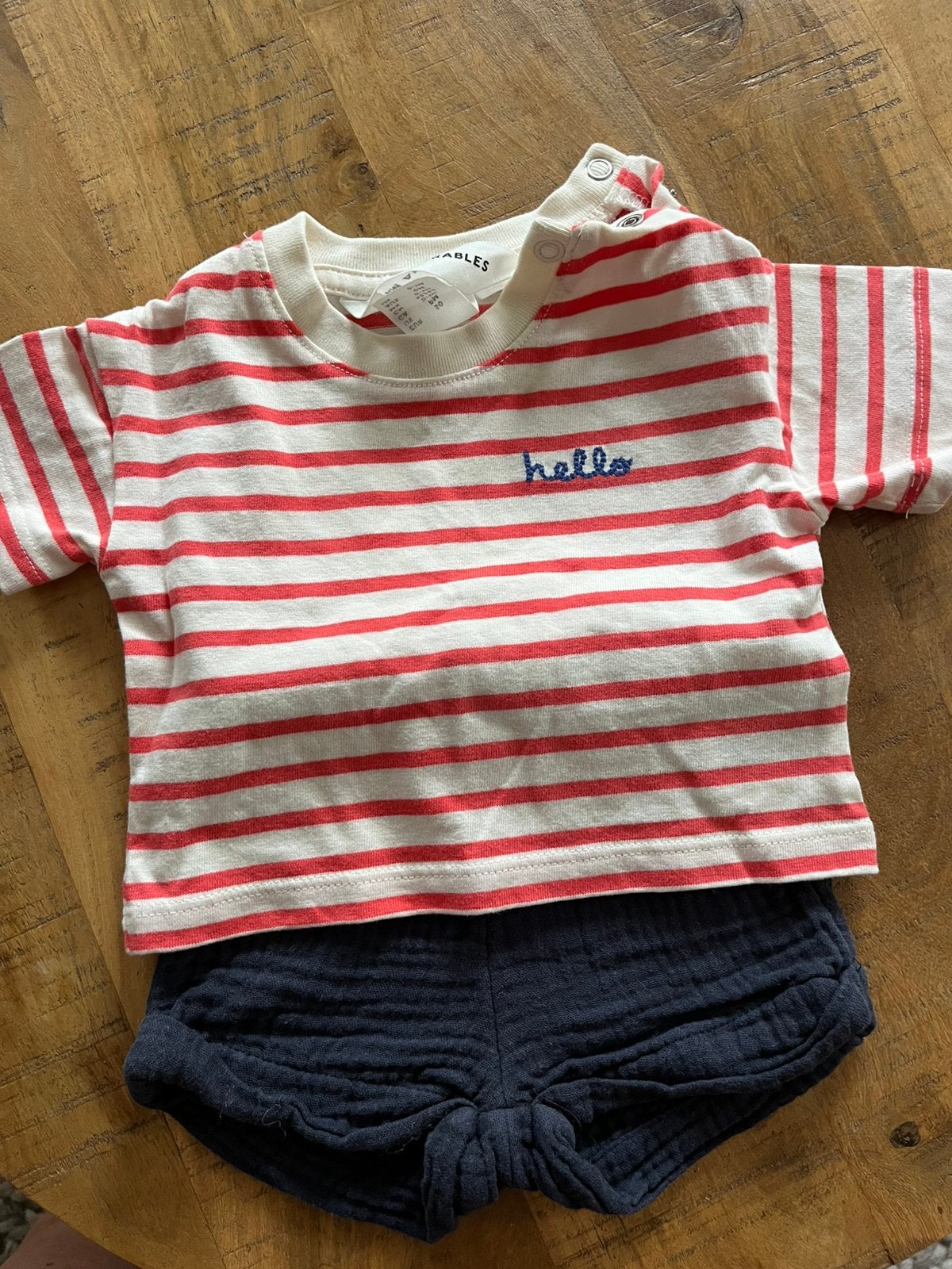 H&M jongens baby setje (zgan), Kinderen en Baby's, Babykleding | Maat 50, Ophalen of Verzenden, Zo goed als nieuw, Jongetje, Pakje