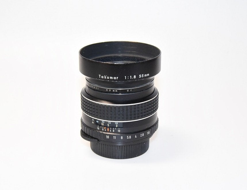 Pentax Takumar 55mm 1.8 M42, M42, Gebruikt, Standaardlens, 55 mm