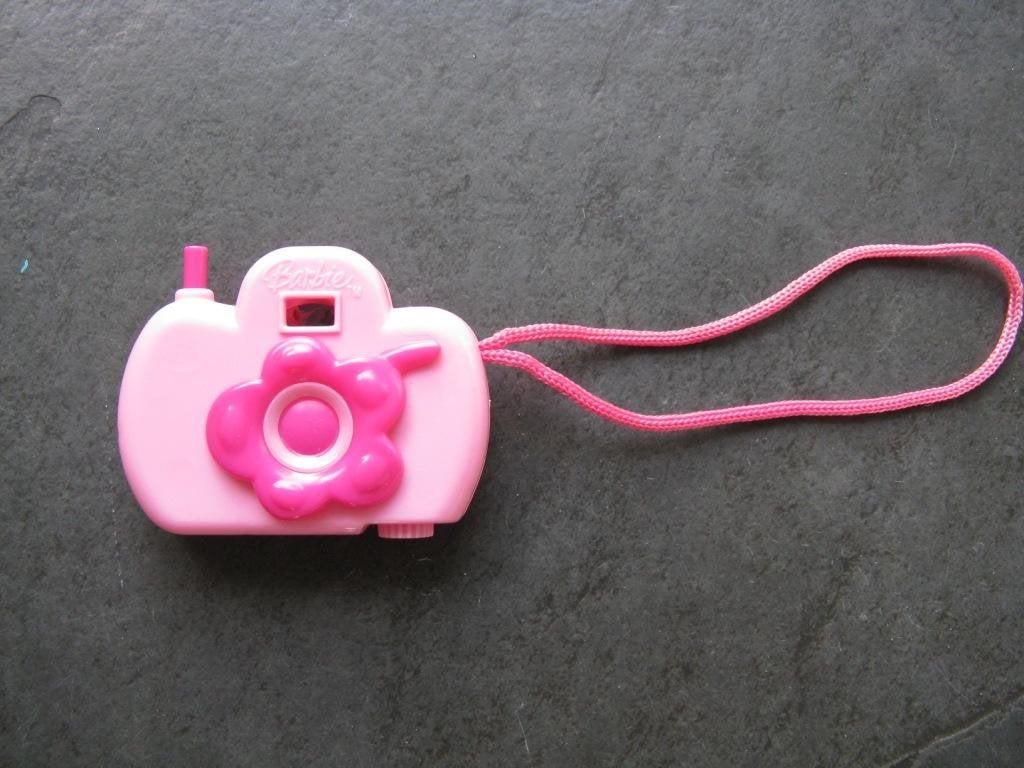 BARBIE Doordrukfototoestel (0279), Ophalen of Verzenden, Gebruikt, Versiering, Carnaval