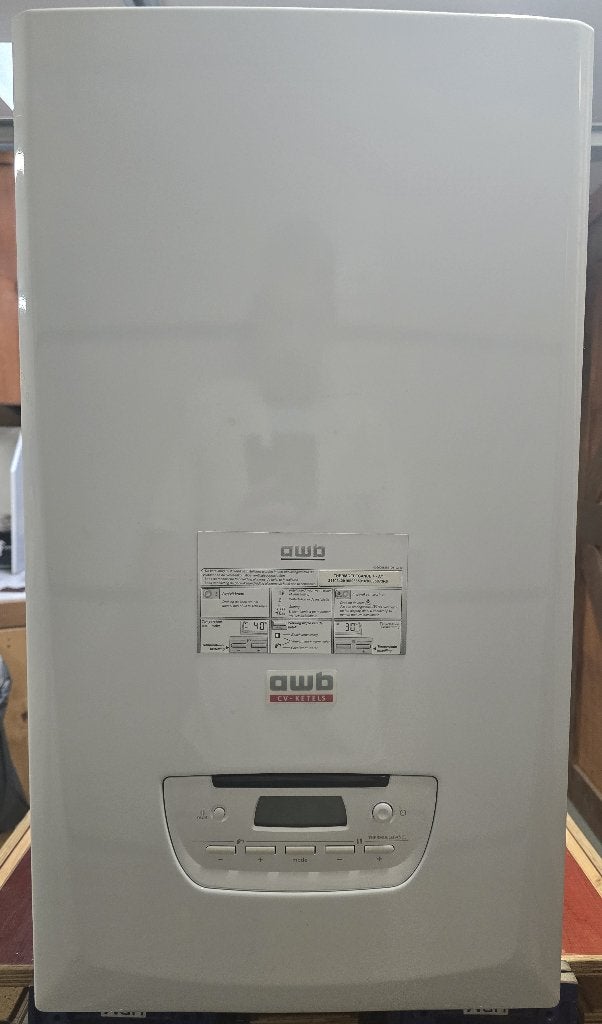 AWB ThermoElegance 4 met klok thermostaat, Ophalen, 30 tot 80 cm, Gebruikt, Hoog rendement (Hr)
