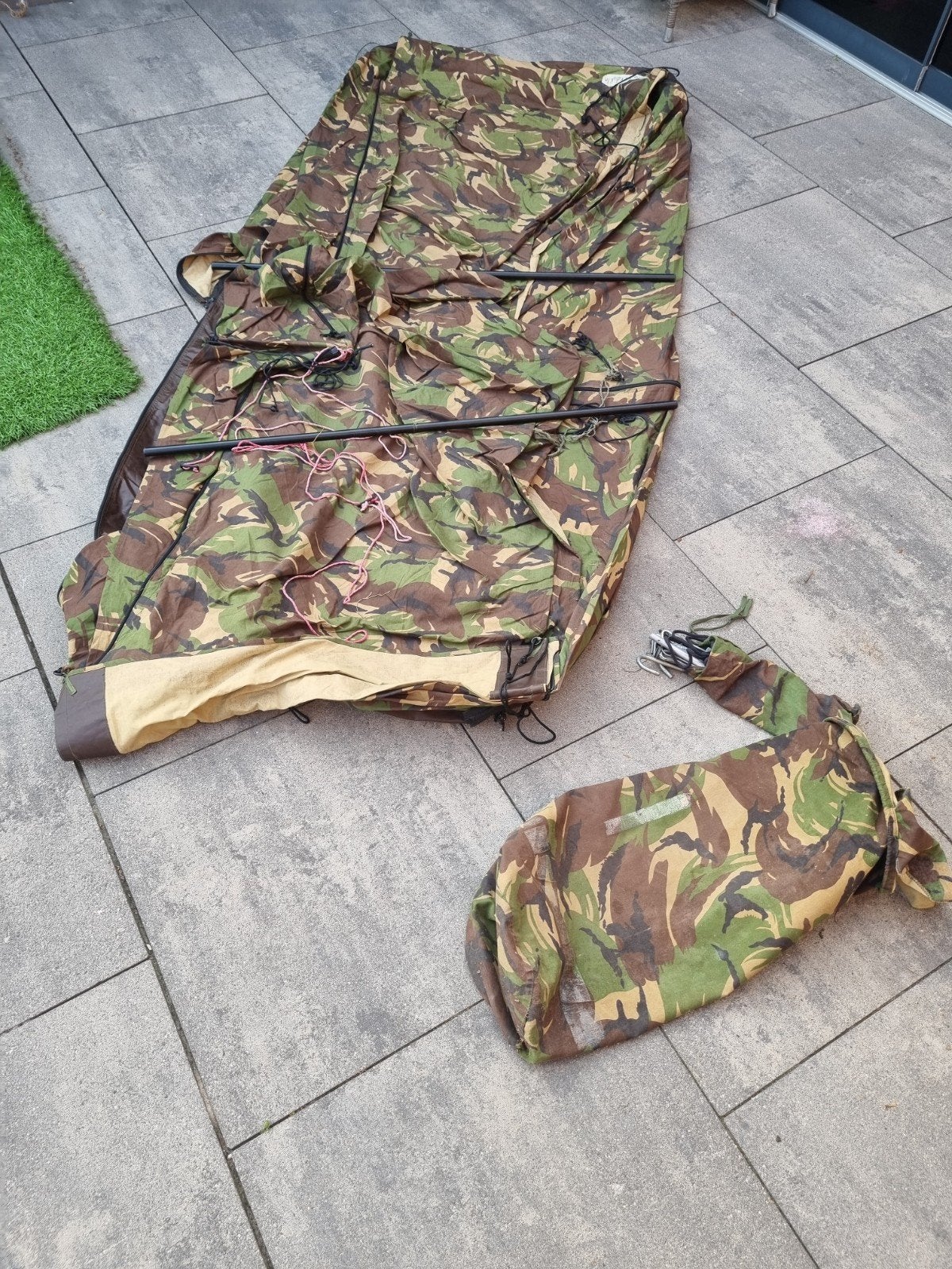 Militair Bivy Bag / Tent - Camouflage (Gebruikt), Ophalen of Verzenden