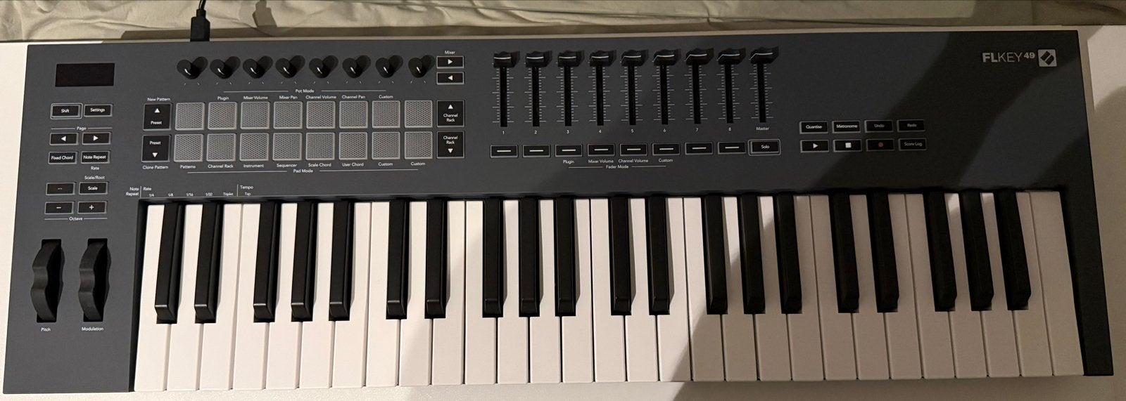 Novation FLKEY49 MIDI-keyboard - Zo goed als nieuw, Muziek en Instrumenten, Ophalen of Verzenden, Zo goed als nieuw, Aanslaggevoelig