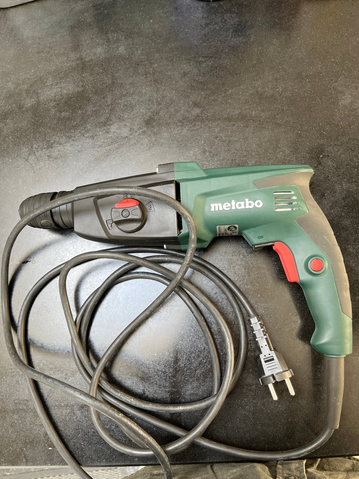 Metabo KHE 2444 Boorhamer - Krachtig en Betrouwbaar, Boor- en/of Breekhamer, Ophalen of Verzenden, Klopboormechanisme, Gebruikt