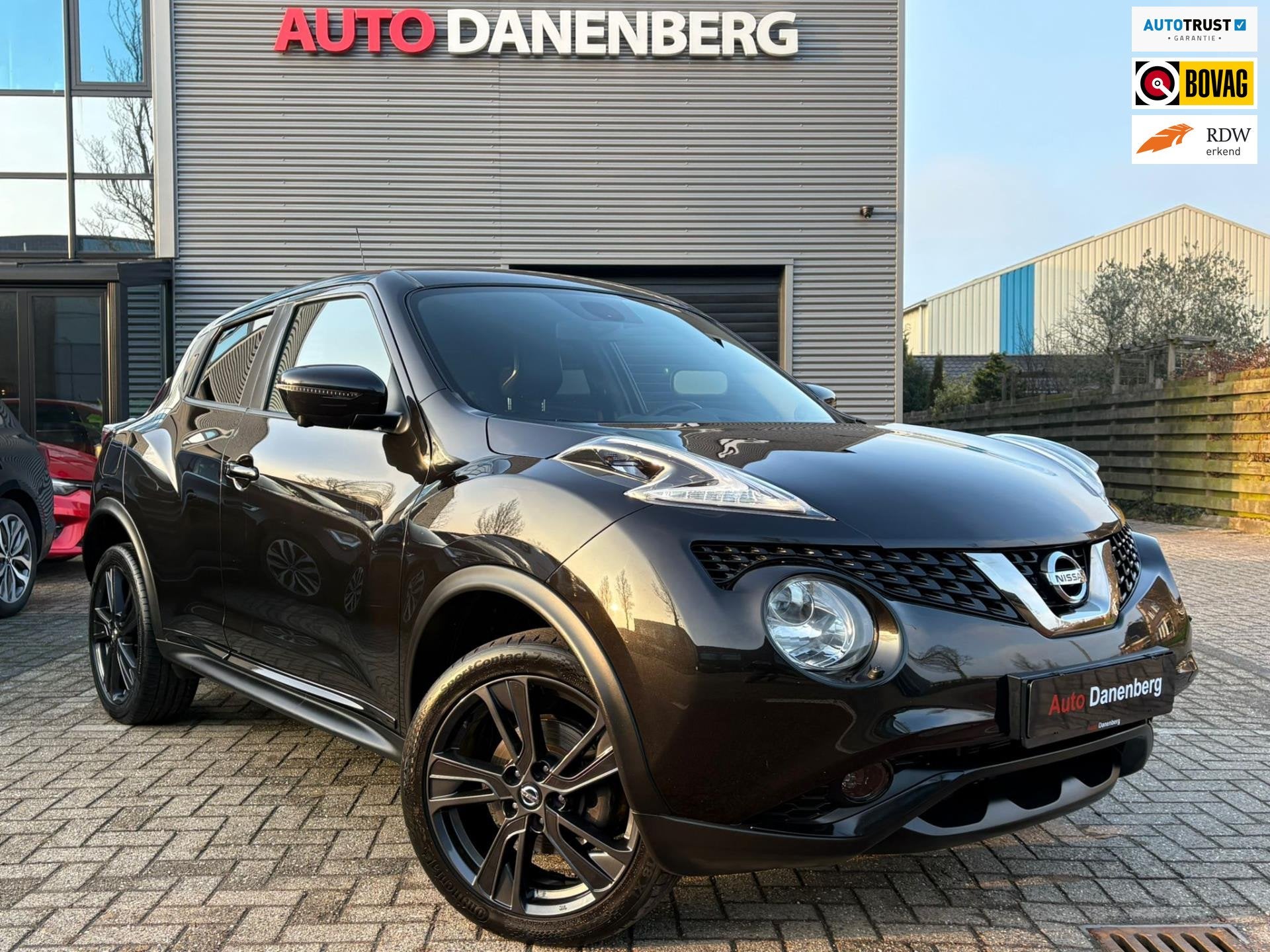 Nissan Juke 1.6 Tekna 390 CAMERA FULL OPTIES AUTOMAAT!, Auto's, Nissan, Zwart, 1600 cc, Zwart, Nieuw