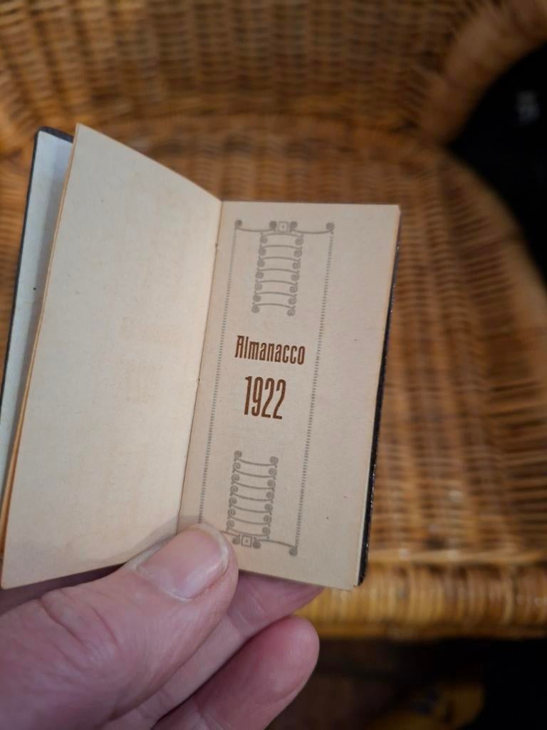 Antieke Almanacco 1922 mini formaat Kalender, Ophalen of Verzenden, Onbekend