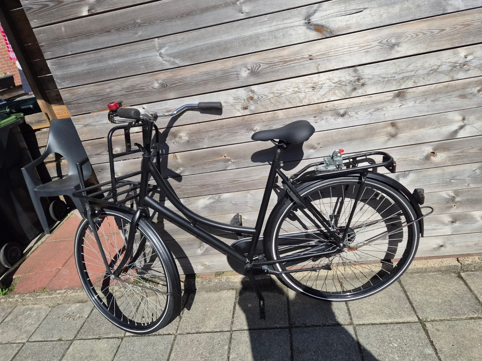 nette transportfiets 28", Fietsen en Brommers, Fietsen | Dames | Omafietsen, Ophalen, Gebruikt, Terugtraprem