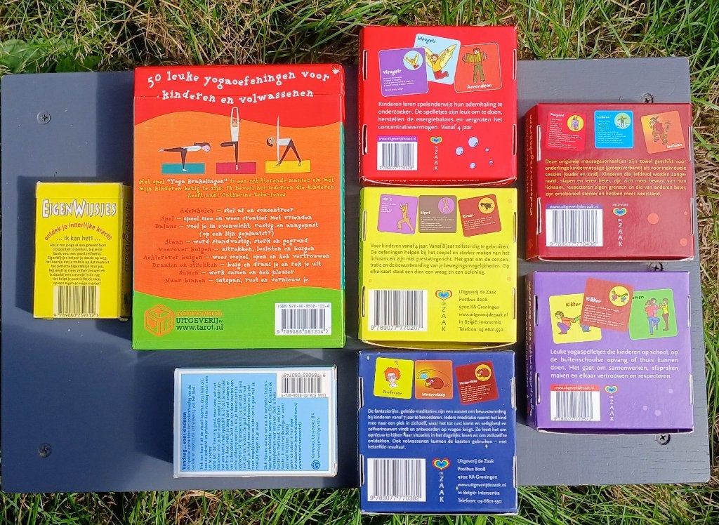 Foto 2 van Grote set kinder(yoga & coaching)-kaarten: 8 complete sets