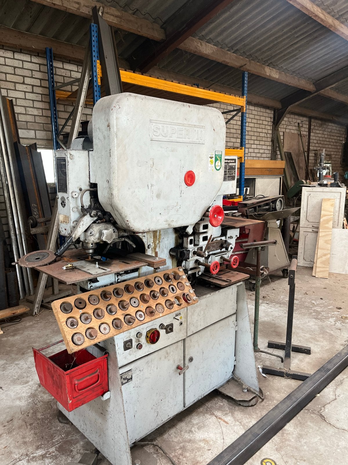 Peddinghaus 210 SUPER 11 Pons- en Knipmachine, Ophalen