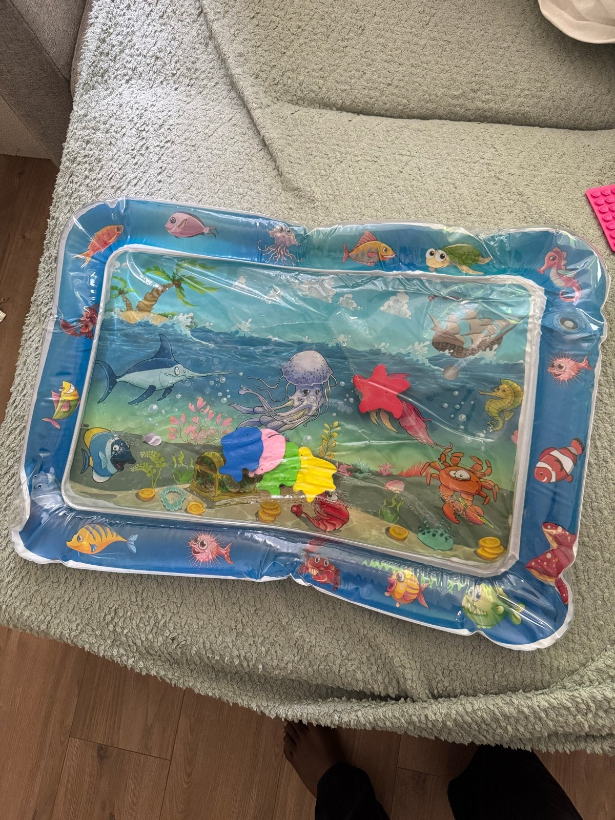Opblaasbaar waterspeelkleed voor baby's - Zeethema, Kinderen en Baby's, Ophalen of Verzenden, Gebruikt, Overige typen